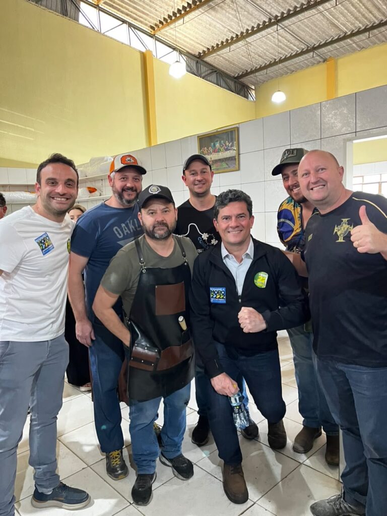 Christiano Puppi recebe Sergio Moro em Campo Largo e reúne time do 22 com Deltan e Rosangela