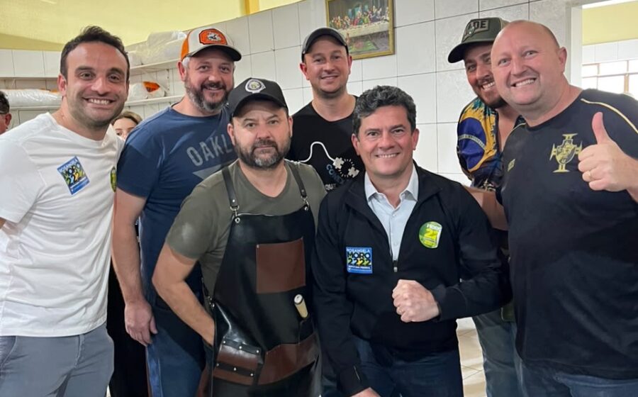 Christiano Puppi recebe Sergio Moro em Campo Largo e reúne time do 22 com Deltan e Rosangela