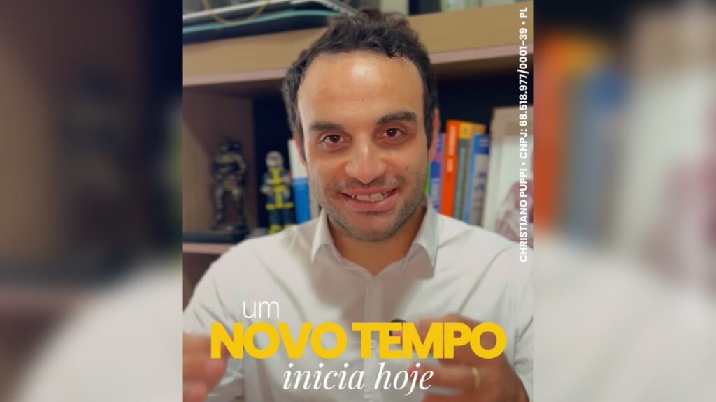 Christiano Puppi inicia campanha com mensagem por renovação, representação e preparo